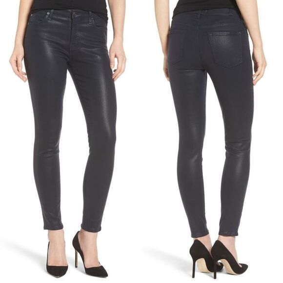 7 FOR ALL MANKIND The Skinny Coated Jean 31 - Picture 9 of 9